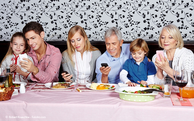 Familie im digitalen Zeitalter